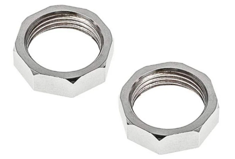 1947-59 Chevy/GMC Truck Wiper Tower Bezels Hold Down Nuts, Pair - Image 2
