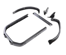 Radiator Core Support, 1949-55 Chevy, 6 Pcs Kit