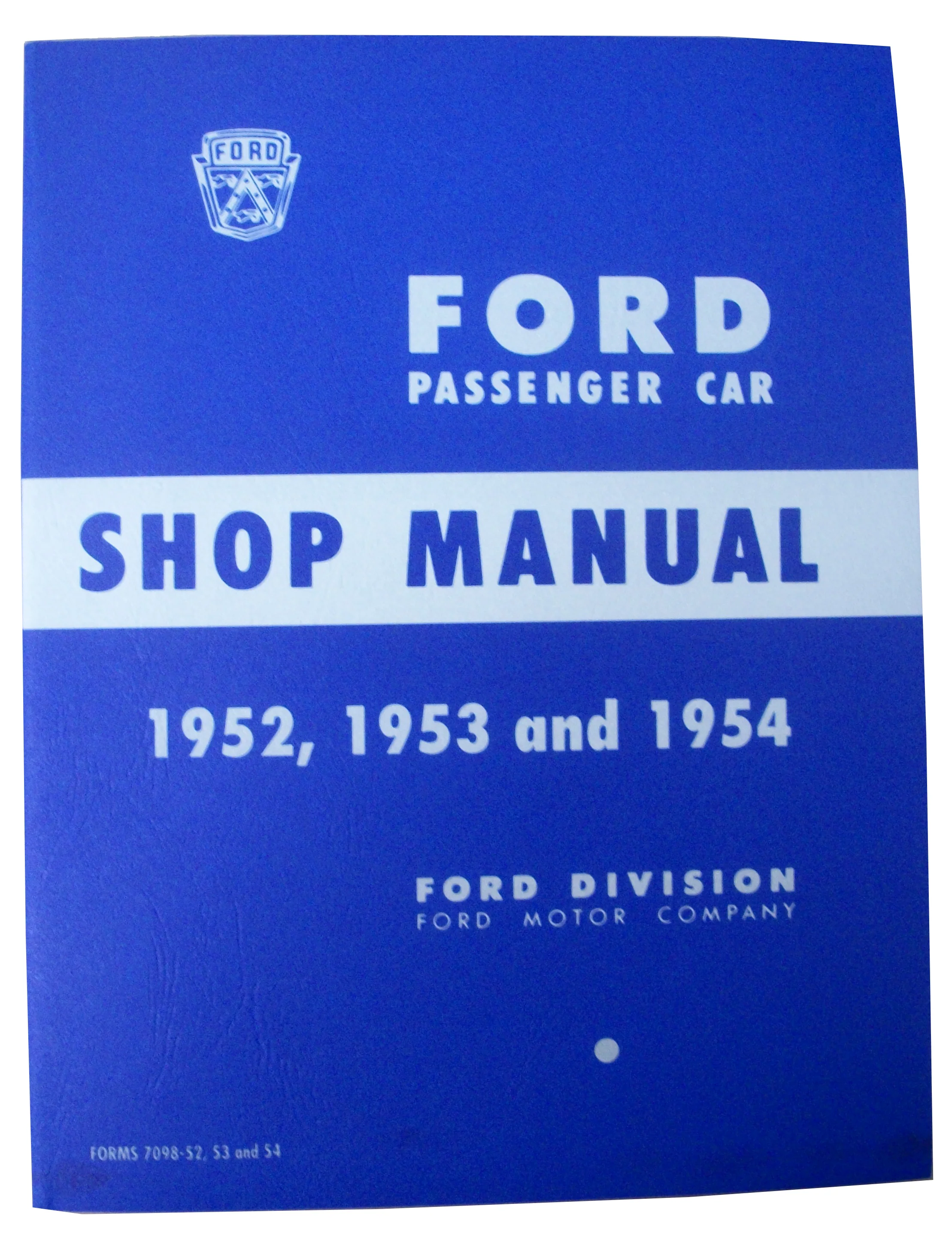 1952-54 Ford Car Shop Manual - Image 5