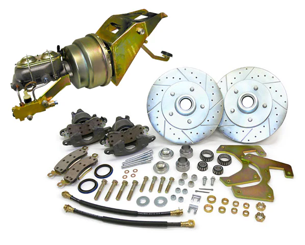 1953-56 Ford F-100 Truck Power Disc Brake Conversion Kit, Firewall Mount Booster - Image 2