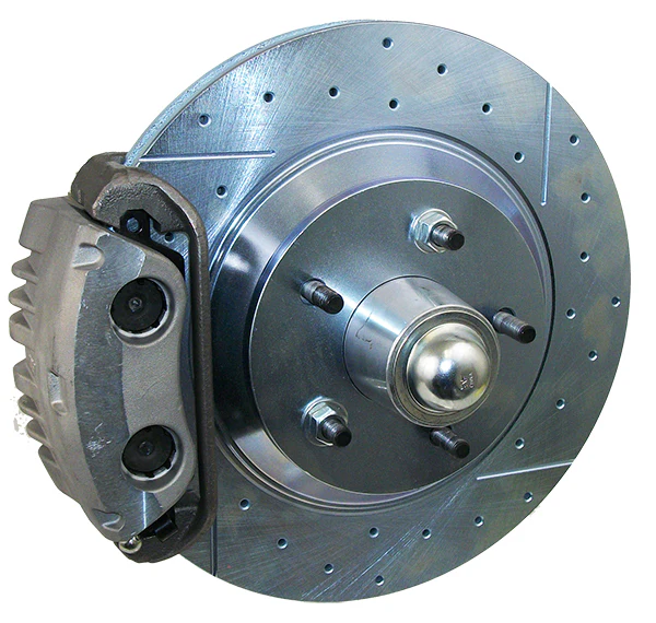 1955-57 Chevy Belair 13" Disc Brake Conversion, Dual Piston Calipers, Drop Spindles - Image 6