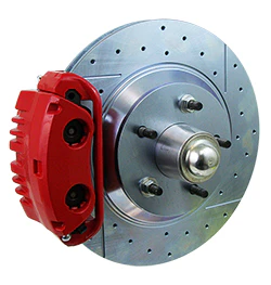 1955-57 Chevy Belair 13" Disc Brake Conversion, Dual Piston Calipers, Drop Spindles - Image 7
