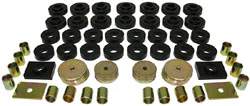 1955-57 Chevy Belair Body Mount Kit, 2 Door Hard top, PolyUrethane