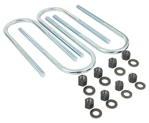 1955-57 Chevy Belair Leaf Spring U-Bolt Kit, Rear - Image 4