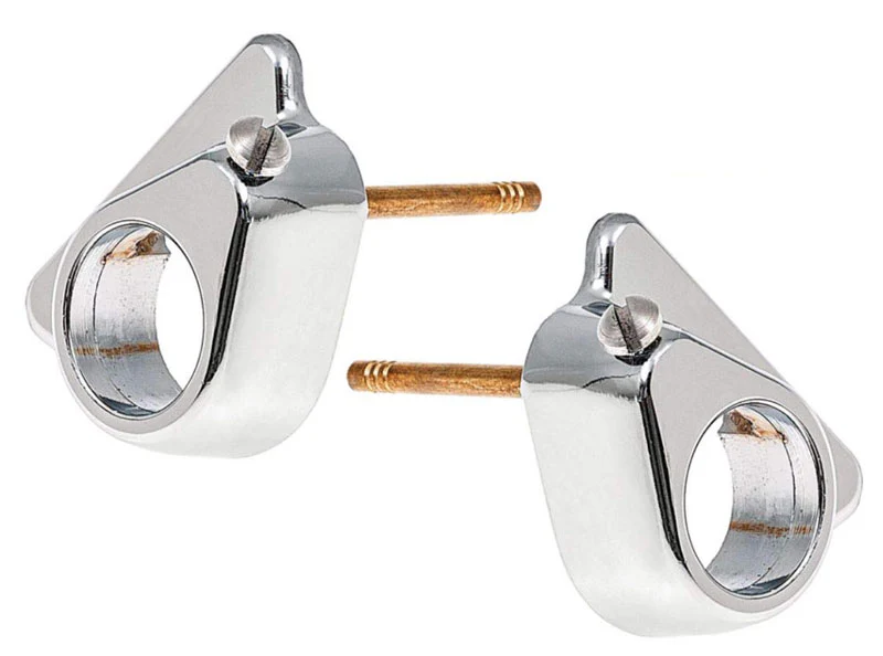 1955-59 Chevy/GMC Truck Wiper Tower Bezels, Chrome - Image 3