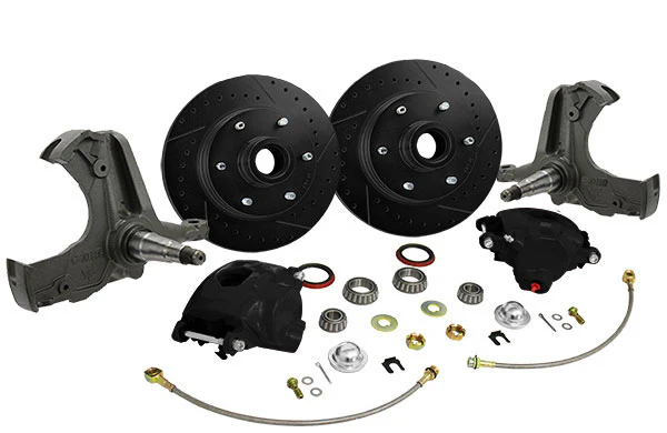 1960-62 Chevy C10, GMC C15 Truck "BLACKOUT" Disc Brake Conversion, 6 Lug - Image 6