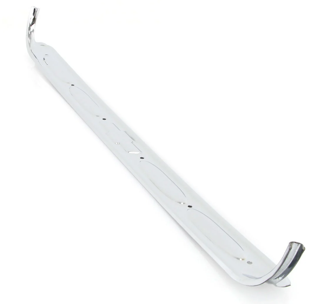 Door Sill Plate, Chrome W/ Bowtie, LH or RH, 1960-66 Chevt & GMC Truck - Image 3