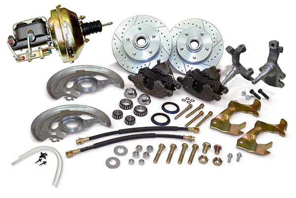1962-67 Chevy Nova Power Disc Brake Conversion Kit, 2" Drop Spindles - Image 3