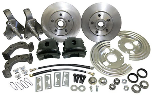 1962-74 Mopar, Dodge, Plymouth Disc Brake Conversion, Stock Height Spindles - Image 4