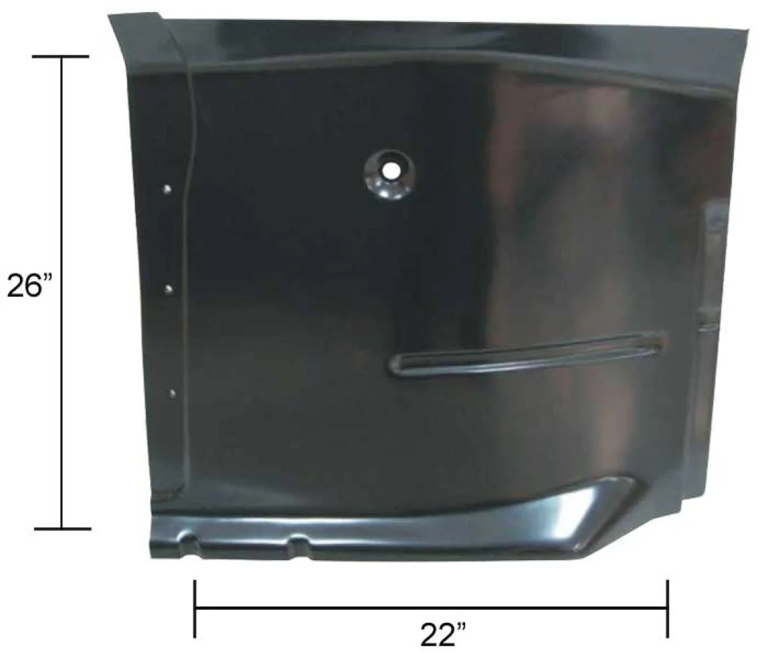 1963-66 Chevy & GMC Truck Front Cab Floor Half - Image 3