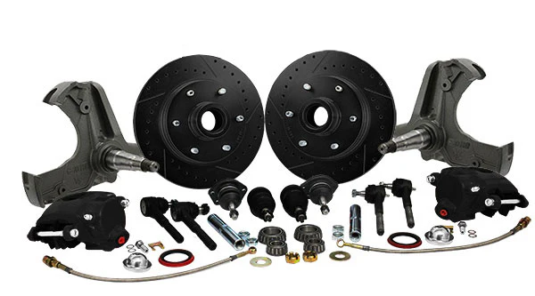 1963-70 Chevy C10, GMC C15 Truck "BLACKOUT" Disc Brake Conversion, Deluxe 6 Lug - Image 2