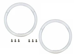 1963 Chevy Truck Headlight Bezel Set, Chrome