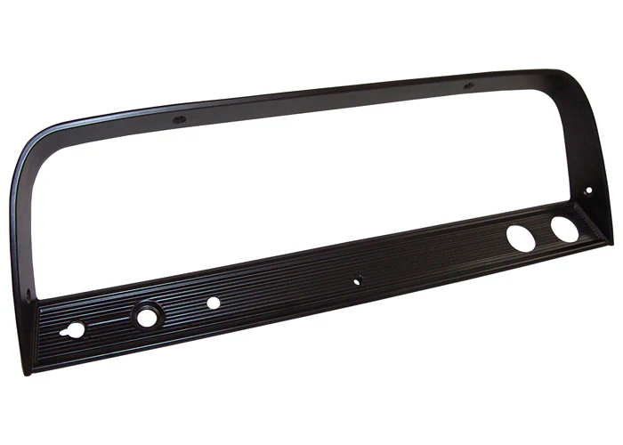 1964-66 Chevy Truck Instrument Cluster Bezel, Black - Image 3