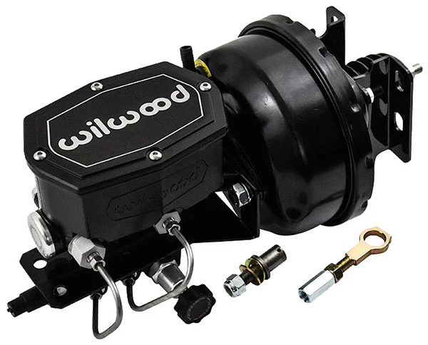 1964-66 Ford Mustang Black Out Power Brake Booster with Wilwood Master Cylinder - Image 3