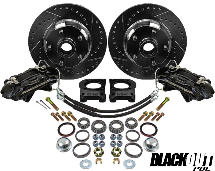 1964-67 Ford Mustang "BLACKOUT" Disc Brake Conversion - Image 2