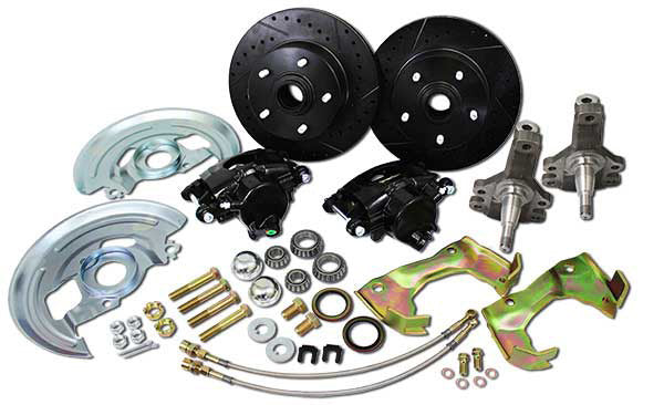 1964-72 Chevy Chevelle Black Out Disc Brake Conversion with 2" Drop Spindles - Image 2