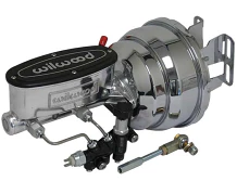 1964-72 Chevy Chevelle Chrome Power Brake Booster with Wilwood Master Cylinder