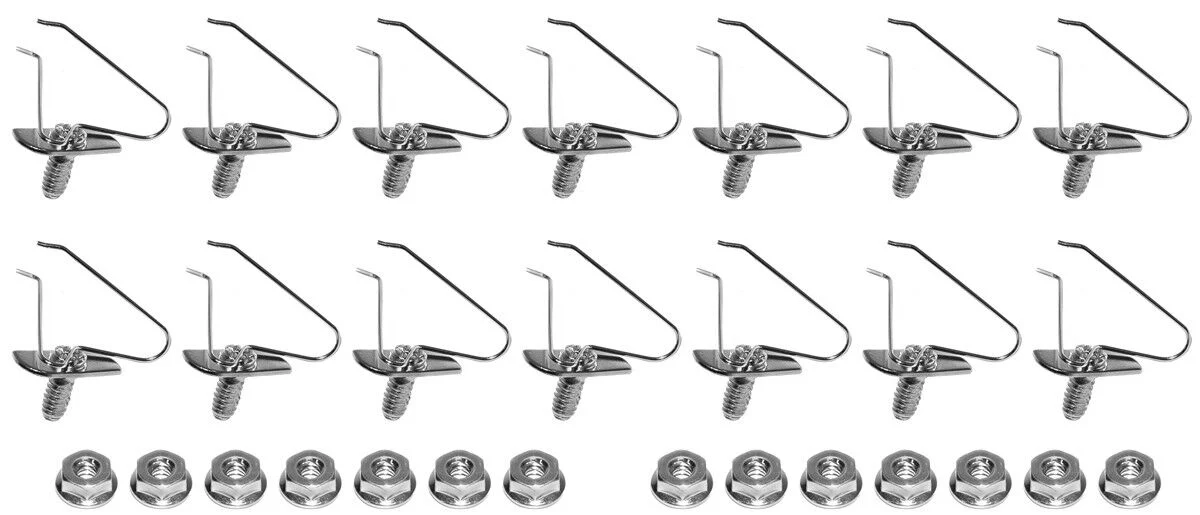 1967-68 Chevy Truck Grill Opening Moldings, Pair - Image 3