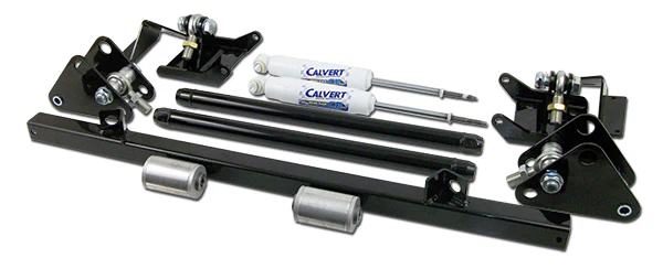 1967-69 Chevy Camaro Traction Bar with Shock Relocation Kit and 9-Way Adjustable Drag Shocks - Image 6