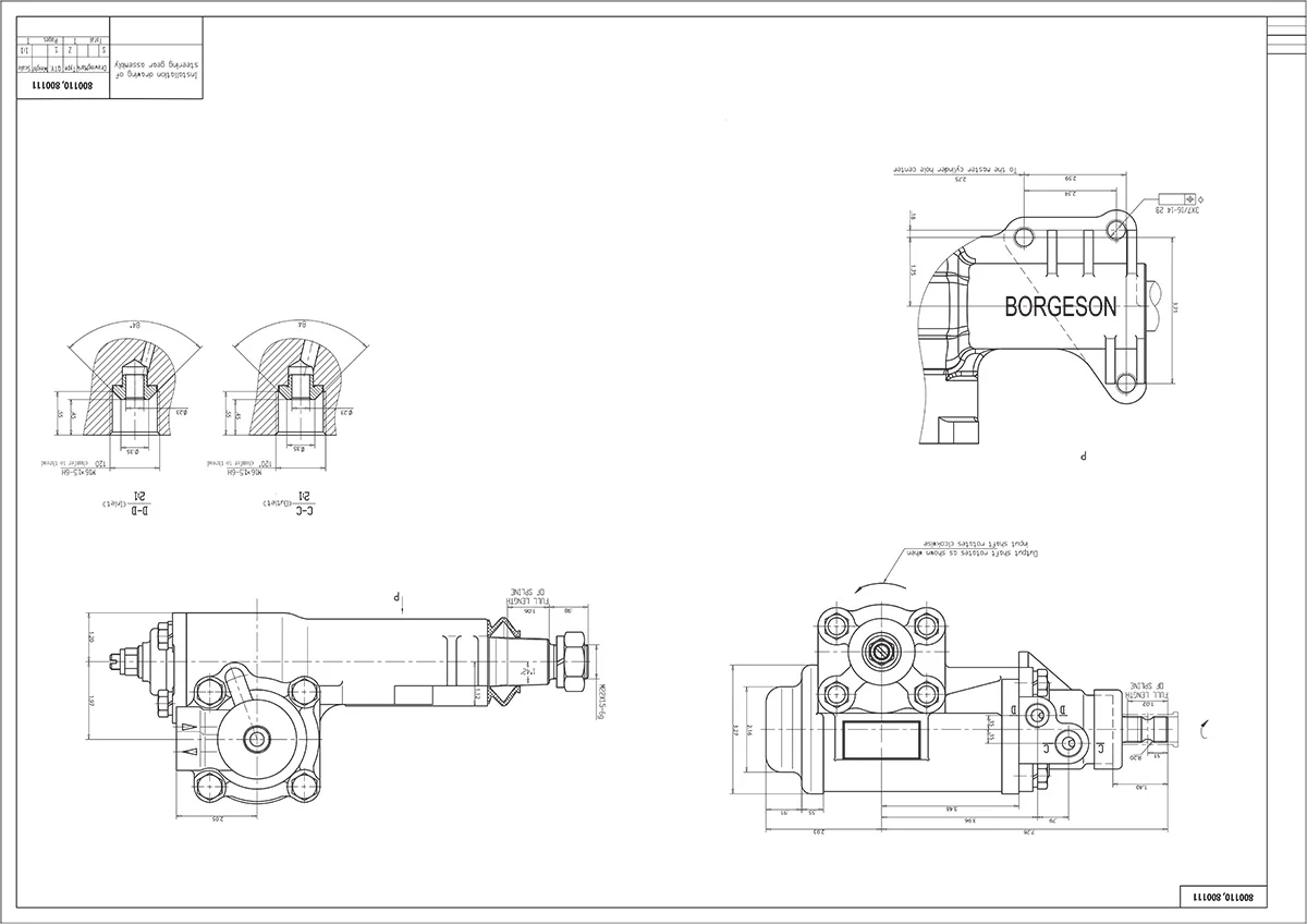 1967-70 Ford Mustang and 60-65 Ford Falcon Power Steering Gear Box - Image 5