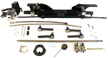 1967-70 Ford Mustang Power Rack and Pinion Steering Conversion Kit, Big Block - Image 2