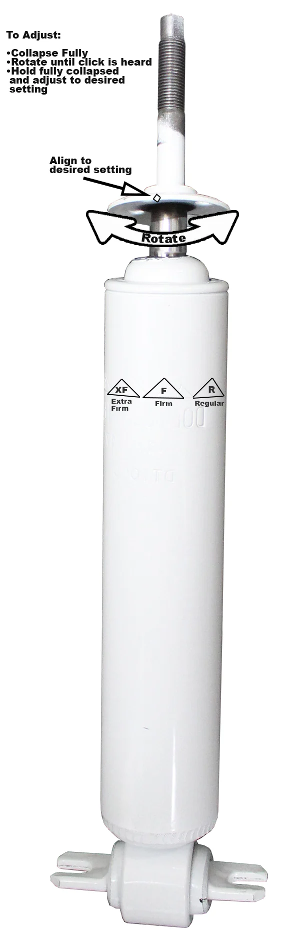 1967-81 Chevy Camaro, Pontiac Firebird 3-Way Adjustable Shock Absorber, Front - Image 3