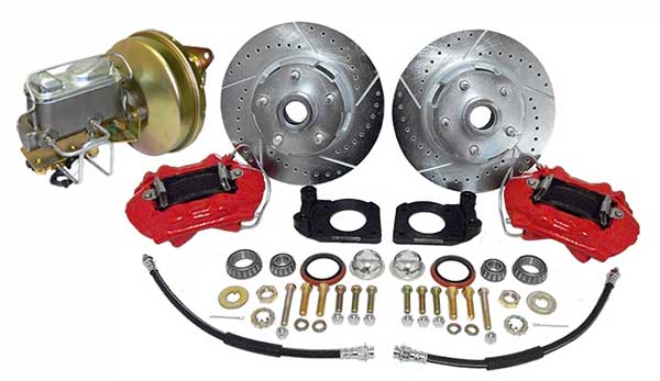 1967 Ford Mustang Power Disc Brake Conversion Kit V-8 Drum - Image 2