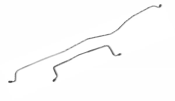 1968-69 Chevy Camaro & Nova, Pontiac Firebird Brake Line Kit, Rear Axle Housing, Drum Brakes, Multi Leaf - Image 3