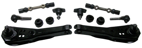 1970-73 Ford Mustang Front Suspension Rebuild Kit, Economy, Poly Urethane Bushings