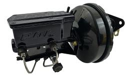 1970-81 Chevy Camaro Black Out 8" Dual Power Brake Booster with POL or Wilwood Master Cylinder