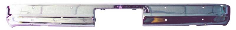 1973-80 Chevy & GMC Truck Rear Bumper, Fleetside, Chrome, No Impact Strip Holes - Image 3