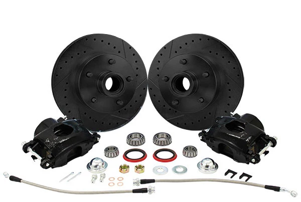 1973-87 Chevy C10, GMC C15 Truck "BLACKOUT" Disc Brake Wheel Component Kit, 5-Lug - Image 4