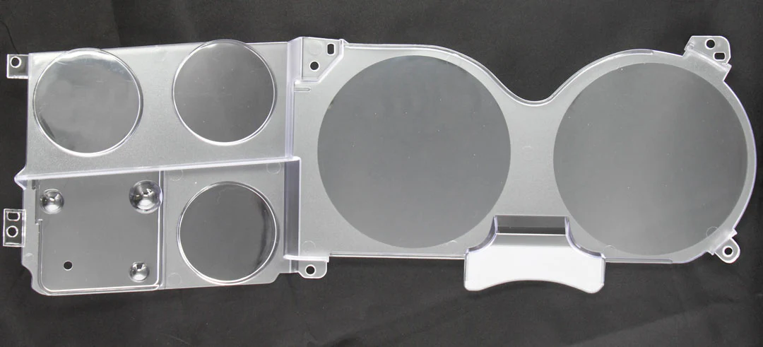 1973-87 Chevrolet / GMC Truck Instrument Cluster Lens, w/ Gauges, w/ Clock - Image 3