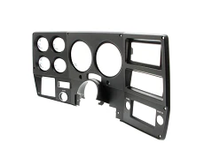 1975-77 Chevrolet / GMC Truck Dash Bezel, Black with Chrome Details, with A/C. Each.