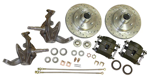 1975-79 Chevy Nova Disc Brake Conversion Kit, Drop Spindles - Image 3