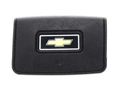 1978-91 Chevrolet Truck Steering Wheel Horn Button, Standard, Black w/ Bowtie