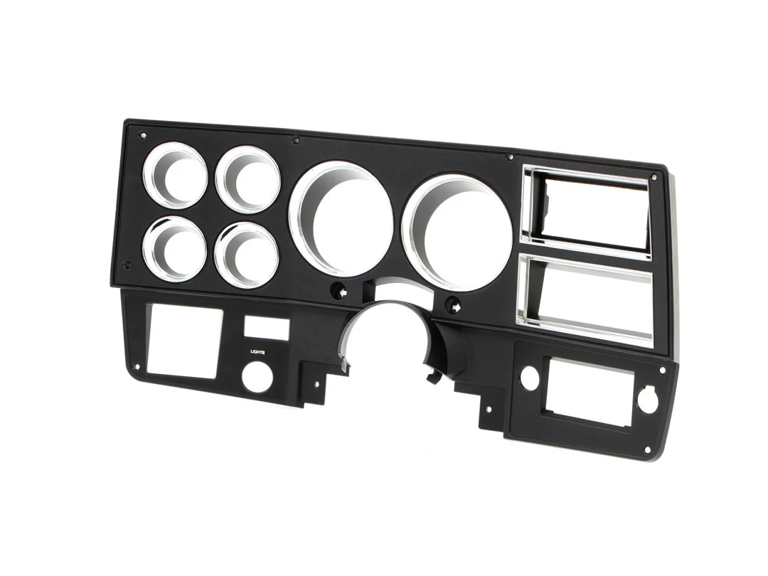 1981-83 Chevrolet / GMC Truck Dash Bezel, Black with Chrome Details, with A/C. Each. - Image 2