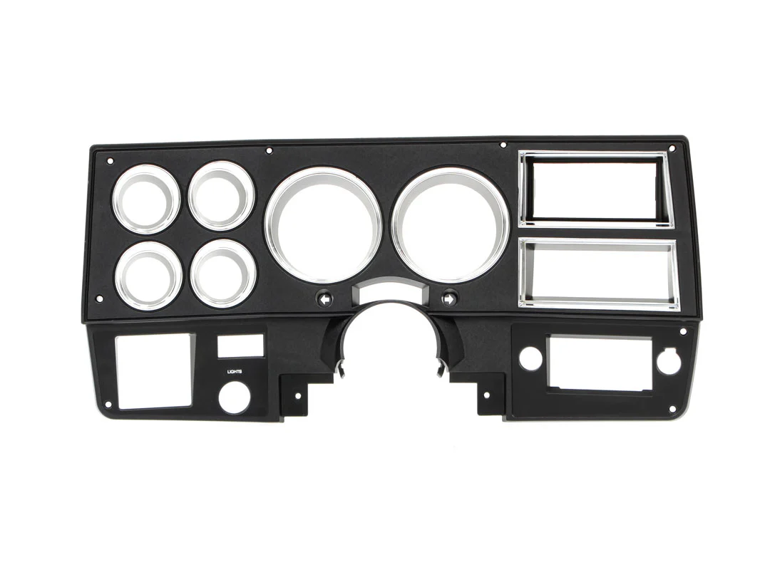 1981-83 Chevrolet / GMC Truck Dash Bezel, Black with Chrome Details, with A/C. Each. - Image 4