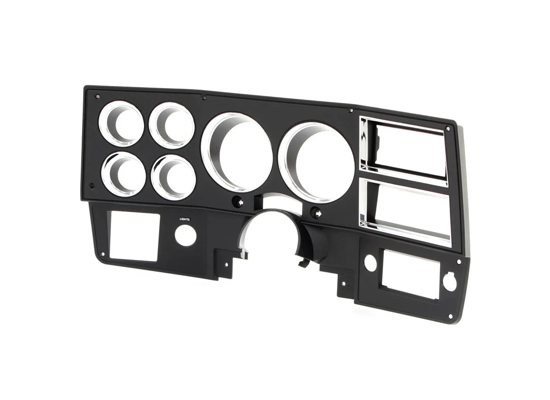 1984-87 Chevrolet / GMC Truck Dash Bezel, Black with Chrome Details, with A/C. Each. - Image 2