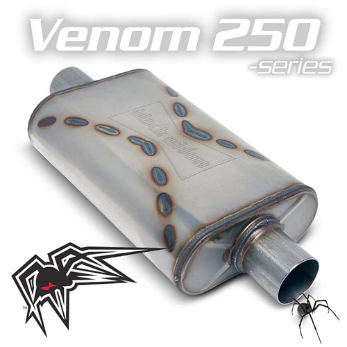 Black Widow Venom 250 Exhaust Muffler - Image 7