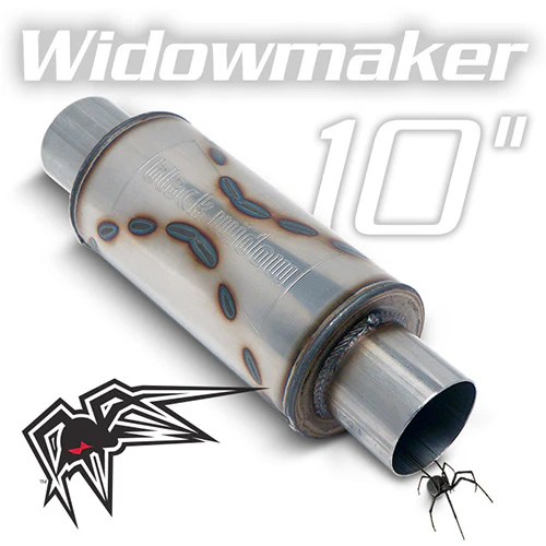 Black Widow Widowmaker 10" Exhaust Muffler - Image 5