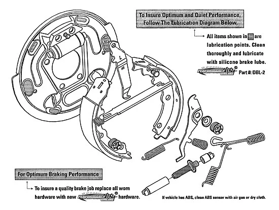 Brake Shoes, Rear, 1963-65 Chevy Corvette, 59-70 Impala, 59-63 Chevy Truck and 1965 Malibu SS396 - Image 3