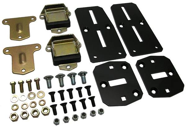 Chevy LS Engine Adapter Kit, Adjustable with Poly Urethane Mounts - Image 2