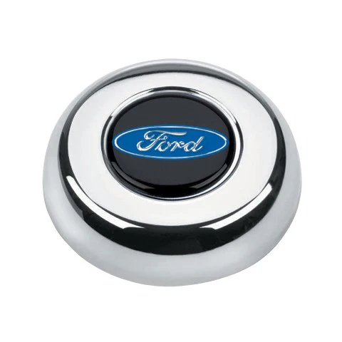 Chrome Button-Ford Script