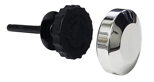 Power Steering Pump Cap Cover, Chrome - Image 2