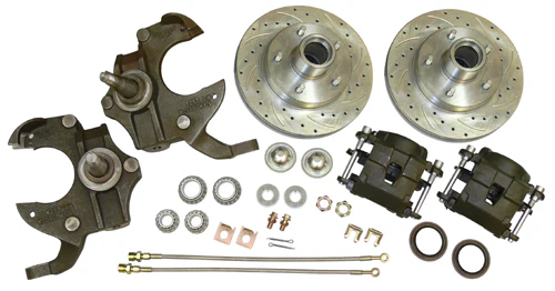 Disc Brake Conversion - 75-79 Nova, GM X Body, 11" Rotor, 2" Drop Spindle