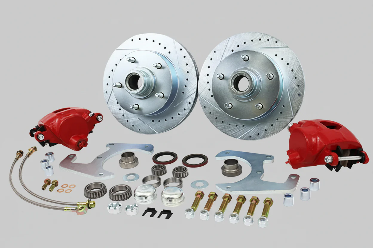 48-56 Ford F-1, F-100 Truck Disc Brake Conversion, Front , 11" Rotor, 5x4.5 Bolt Pattern