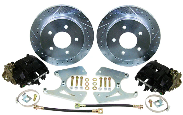 Disc Brake Conversion, Rear - GM Car 10-12 Bolt, 11" Rotors