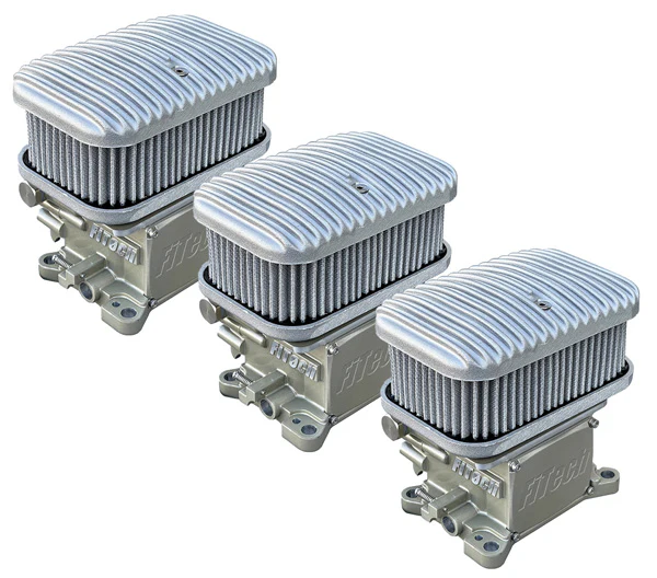FiTech D-Shaped Cast Aluminum Tri-Power Air Filters - Image 5