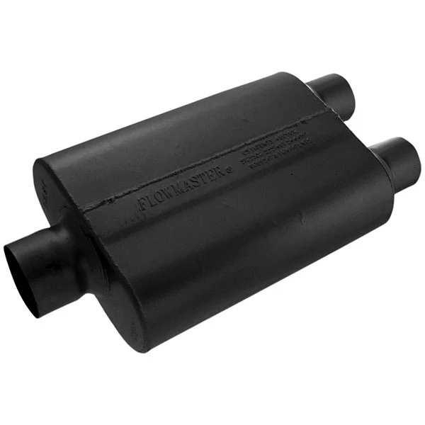 Flowmaster 40 Series Muffler, 3" Single In, 2.50" Dual Out - Image 2